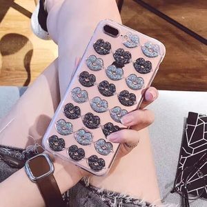 NEW iPhone 7/8/6+ 3D Lips Soft TPU Case